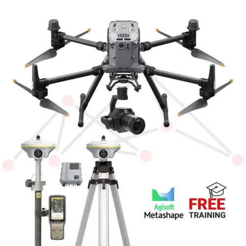DJI Matrice 350 RTK Photogrammetry Combo | DJI Zenmuse P1, Agisoft Metashape, South GNSS Receiver Base Rover Set