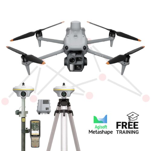 DJI Matrice 4E Aerial Photogrammetry and Ground Surveying Bundle using South GNSS