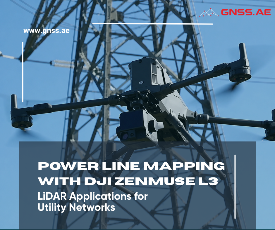 Power Line Mapping with DJI Zenmuse L3 LiDAR Applications for Utility Networks